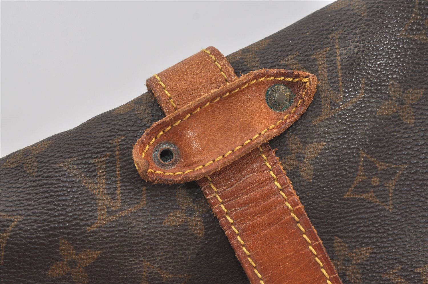 Authentic Louis Vuitton Monogram Saumur 35 Shoulder Cross Bag M42254 LV 8874I