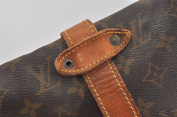 Authentic Louis Vuitton Monogram Saumur 35 Shoulder Cross Bag M42254 LV 8874I