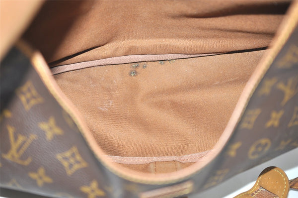 Authentic Louis Vuitton Monogram Saumur 35 Shoulder Cross Bag M42254 LV 8874I