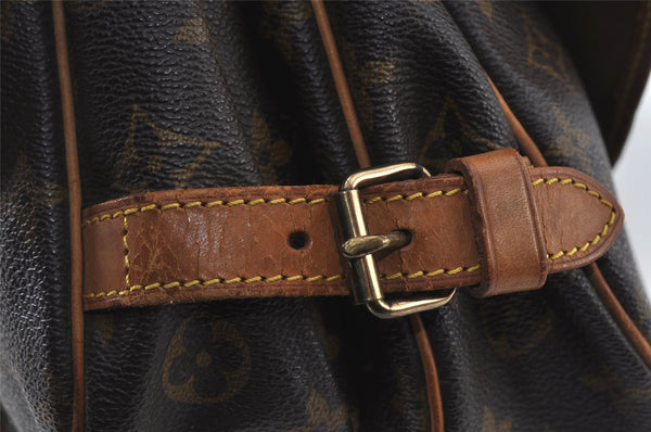 Authentic Louis Vuitton Monogram Saumur 30 Shoulder Cross Bag M42256 LV 8875I