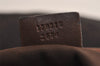 Authentic GUCCI Shoulder Drawstring Bag GG Canvas Leather 179778 Brown 8875J