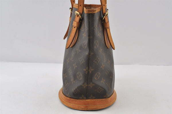 Authentic Louis Vuitton Monogram Bucket PM Shoulder Tote Bag M42238 LV 8876I