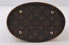 Authentic Louis Vuitton Monogram Bucket PM Shoulder Tote Bag M42238 LV 8876I