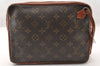 Authentic Louis Vuitton Monogram Pochette Sport Clutch Hand Bag Old Model 8877I