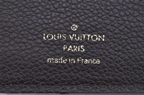 Auth Louis Vuitton Monogram Empreinte Portefeuille Curieuse Compact Wallet 8877J
