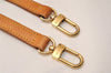 Authentic Louis Vuitton Leather Shoulder Strap Beige 40.6-47.6" LV 8878J