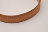 Authentic Louis Vuitton Leather Shoulder Strap Beige 40.6-47.6" LV 8878J