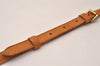 Authentic Louis Vuitton Leather Shoulder Strap Beige 40.6-47.6" LV 8878J