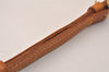 Authentic Louis Vuitton Leather Shoulder Strap Beige 40.6-47.6" LV 8878J