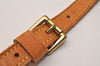 Authentic Louis Vuitton Leather Shoulder Strap Beige 40.6-47.6" LV 8878J