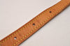 Authentic Louis Vuitton Leather Shoulder Strap Beige 40.6-47.6" LV 8878J