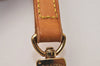 Authentic Louis Vuitton Leather Shoulder Strap Beige 40.6-47.6" LV 8878J