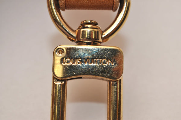 Authentic Louis Vuitton Leather Shoulder Strap Beige 40.6-47.6" LV 8878J