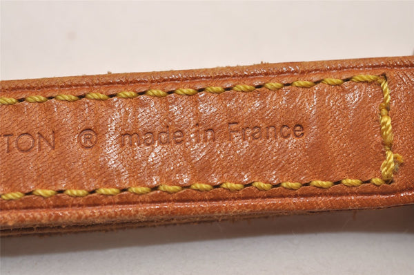 Authentic Louis Vuitton Leather Shoulder Strap Beige 40.6-47.6" LV 8878J