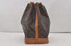Authentic Louis Vuitton Monogram Noe Shoulder Drawstring Bag M42224 Junk 8879I