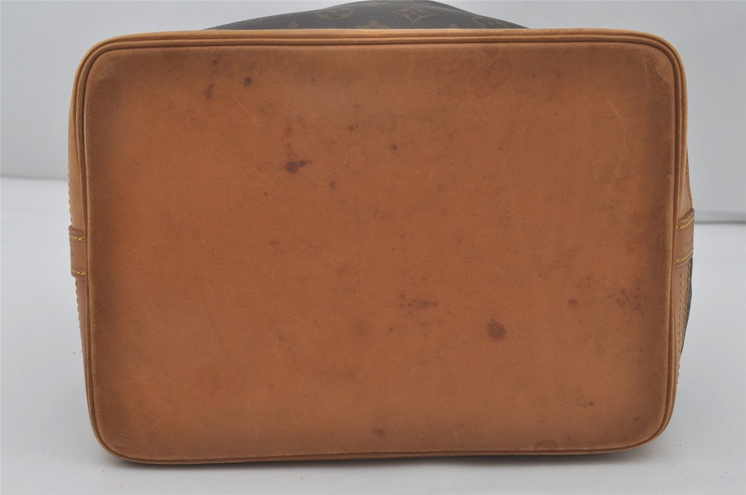 Authentic Louis Vuitton Monogram Noe Shoulder Drawstring Bag M42224 Junk 8879I