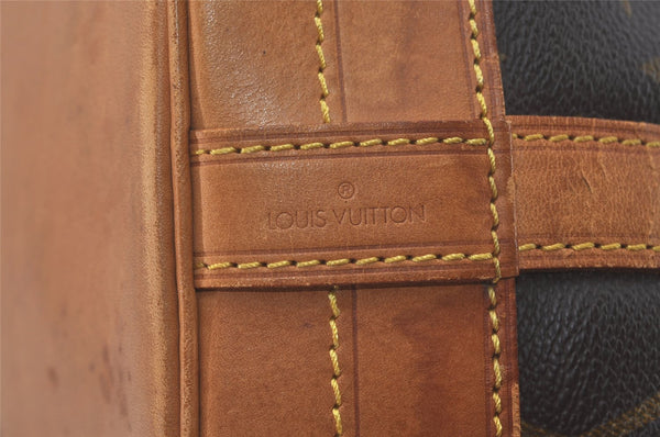 Authentic Louis Vuitton Monogram Noe Shoulder Drawstring Bag M42224 Junk 8879I