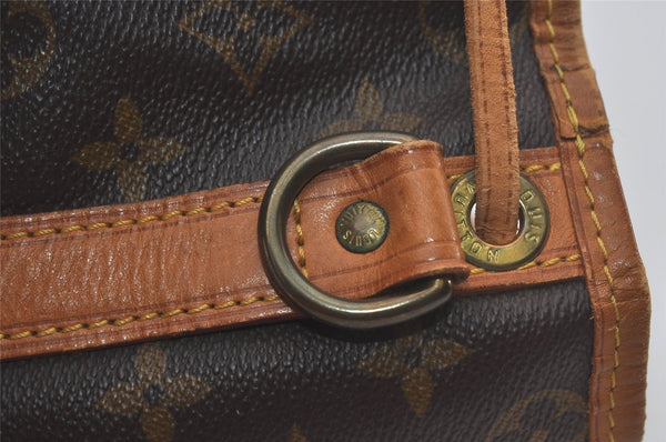 Authentic Louis Vuitton Monogram Noe Shoulder Drawstring Bag M42224 Junk 8879I