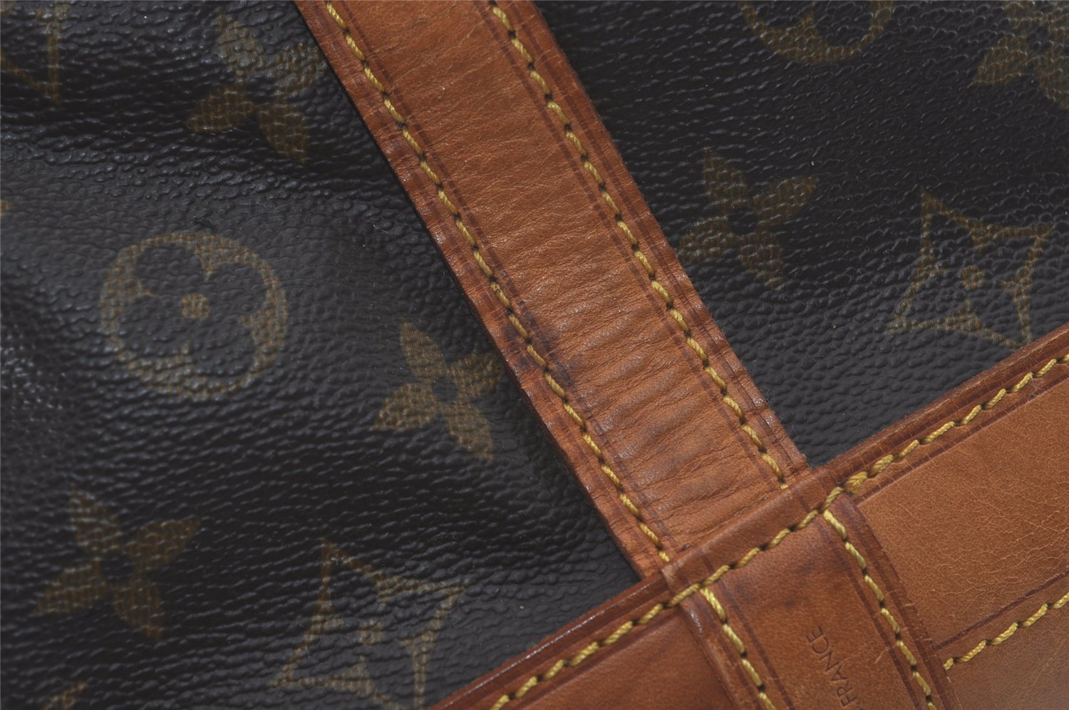 Authentic Louis Vuitton Monogram Noe Shoulder Drawstring Bag M42224 Junk 8879I