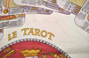 Authentic HERMES Carre 90 Scarf "LE TAROT" Silk Light Pink 8879J