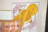 Authentic HERMES Carre 90 Scarf "LE TAROT" Silk Light Pink 8879J