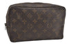Auth Louis Vuitton Monogram Trousse Toilette 23 Clutch Hand Bag Old Model 8880I