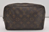 Auth Louis Vuitton Monogram Trousse Toilette 23 Clutch Hand Bag Old Model 8880I
