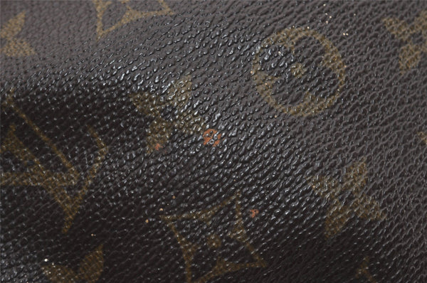 Auth Louis Vuitton Monogram Trousse Toilette 23 Clutch Hand Bag Old Model 8880I