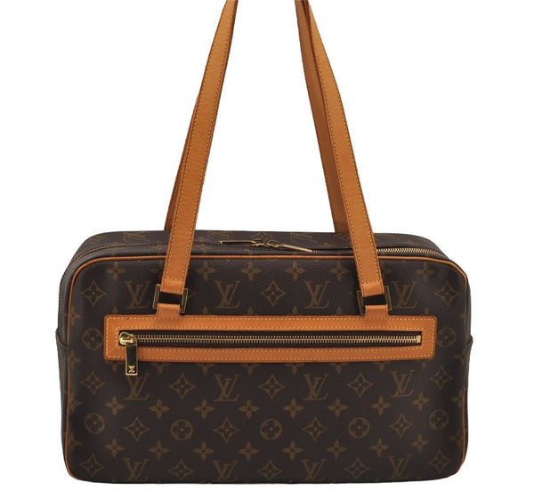 Authentic Louis Vuitton Monogram Cite GM Shoulder Bag M51181 LV 8880J