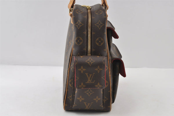Authentic Louis Vuitton Monogram Excentri Cite Hand Bag M51161 LV 8881I