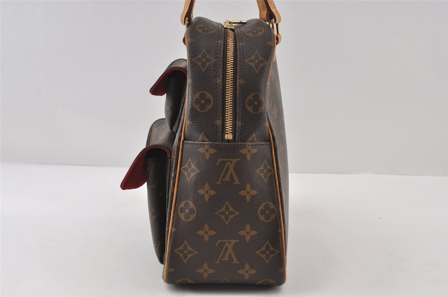 Authentic Louis Vuitton Monogram Excentri Cite Hand Bag M51161 LV 8881I