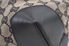 Authentic GUCCI Vintage Shoulder Tote Bag GG Canvas Leather 0190426 Black 8881J