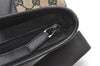 Authentic GUCCI Vintage Shoulder Tote Bag GG Canvas Leather 0190426 Black 8881J