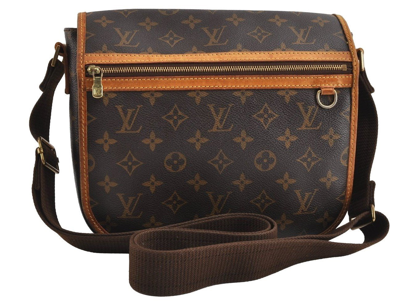 Auth Louis Vuitton Monogram Messenger Bosphore PM Shoulder Bag M40106 LV 8883I