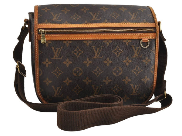 Auth Louis Vuitton Monogram Messenger Bosphore PM Shoulder Bag M40106 LV 8883I