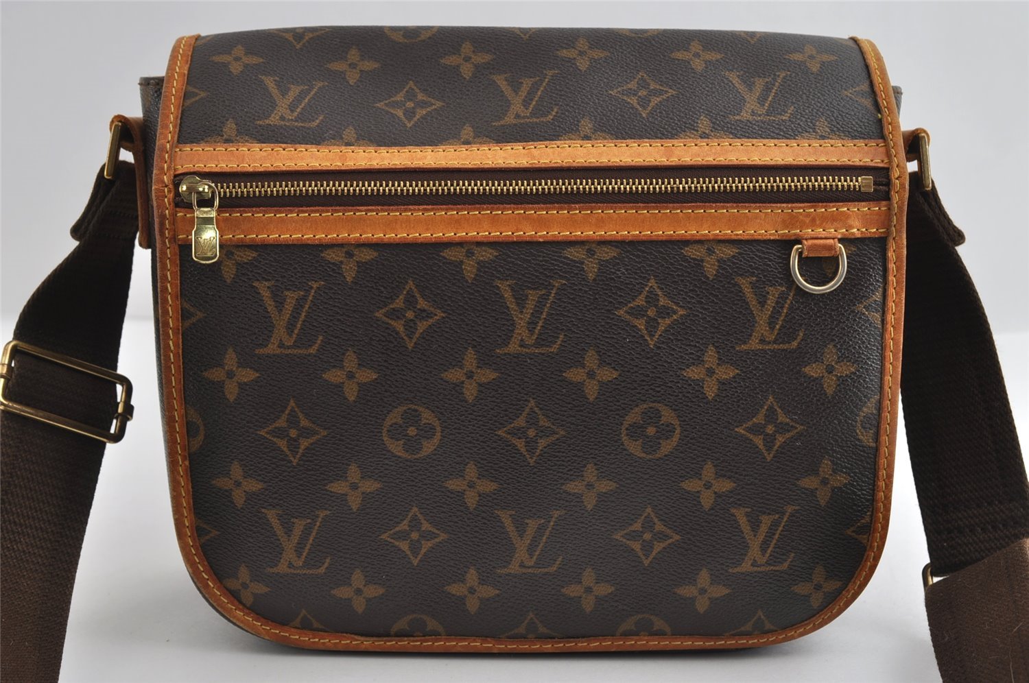 Auth Louis Vuitton Monogram Messenger Bosphore PM Shoulder Bag M40106 LV 8883I