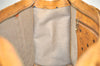 Authentic MCM Visetos Leather Vintage Shoulder Tote Bag Brown  8883J