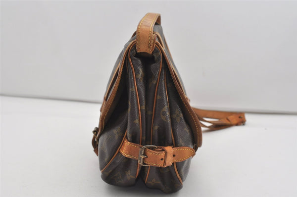 Authentic Louis Vuitton Monogram Saumur 30 Shoulder Cross Bag M42256 LV 8884I