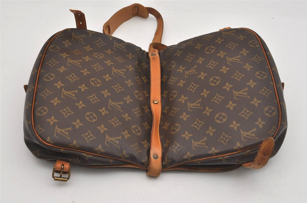 Authentic Louis Vuitton Monogram Saumur 30 Shoulder Cross Bag M42256 LV 8884I