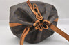 Authentic Louis Vuitton Monogram Petit Noe M42226 Shoulder Drawstring Bag 8885I