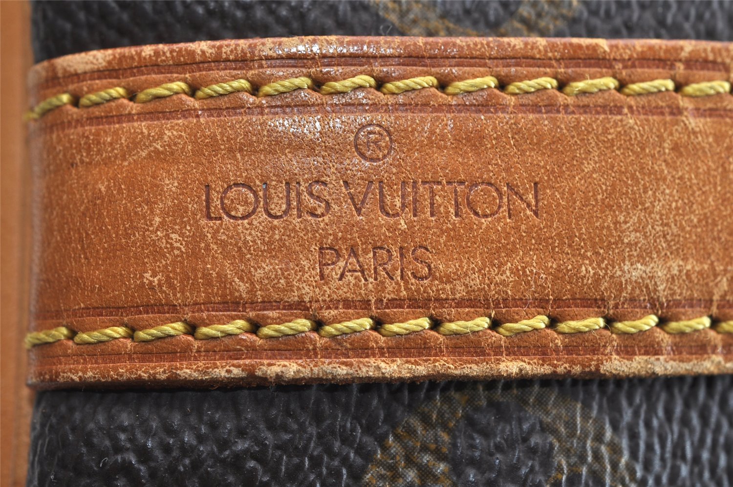 Authentic Louis Vuitton Monogram Petit Noe M42226 Shoulder Drawstring Bag 8885I