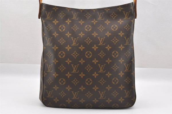 Authentic Louis Vuitton Monogram Looping GM Shoulder Bag M51145 LV Junk 8886I
