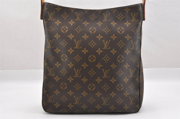 Authentic Louis Vuitton Monogram Looping GM Shoulder Bag M51145 LV Junk 8886I