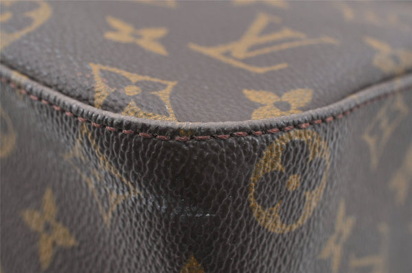 Authentic Louis Vuitton Monogram Looping GM Shoulder Bag M51145 LV Junk 8886I