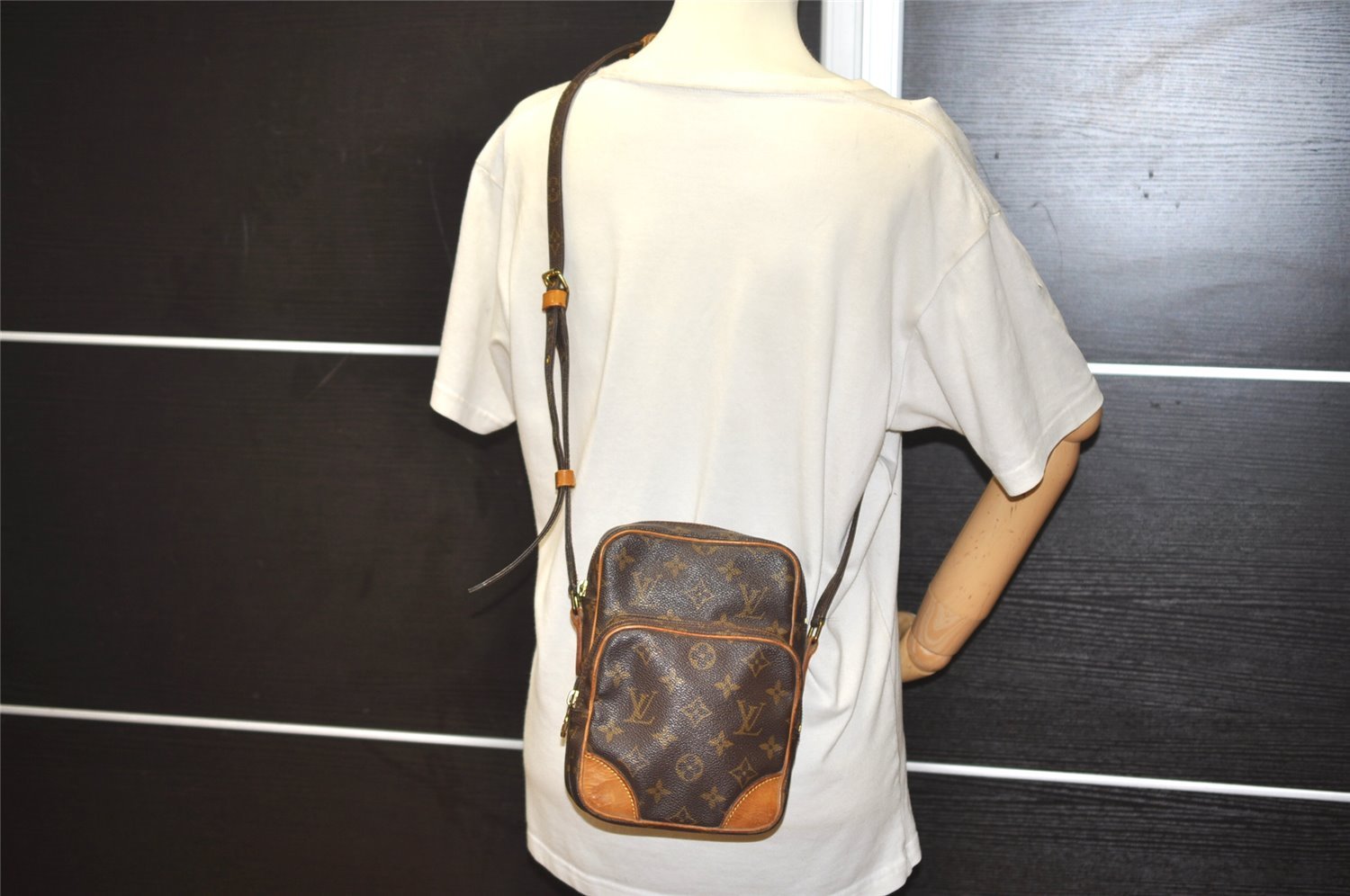 Authentic Louis Vuitton Monogram Amazone Shoulder Cross Body Bag M45236 LV 8887I
