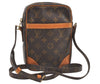 Authentic Louis Vuitton Monogram Danube Shoulder Cross Body Bag M45266 LV 8887J