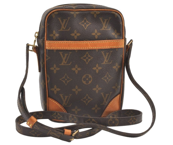 Authentic Louis Vuitton Monogram Danube Shoulder Cross Body Bag M45266 LV 8887J