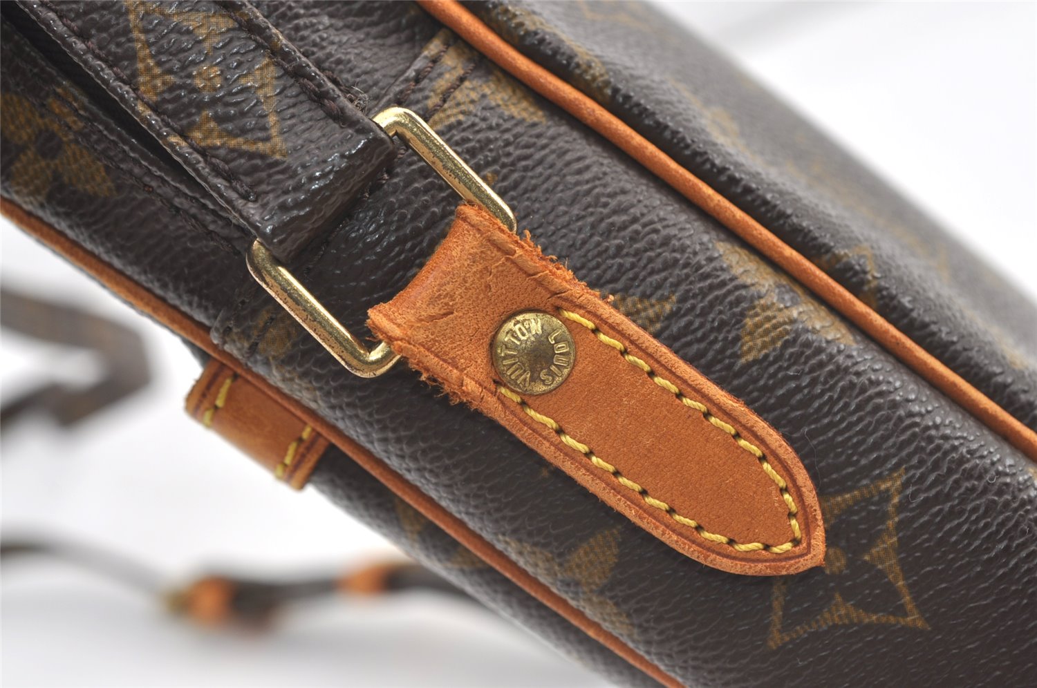 Authentic Louis Vuitton Monogram Danube Shoulder Cross Body Bag M45266 LV 8887J