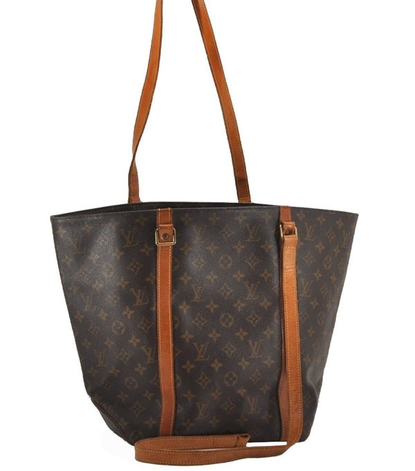 Authentic Louis Vuitton Monogram Sac Shopping PM Tote Bag M51108 Junk 8888I