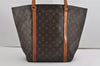 Authentic Louis Vuitton Monogram Sac Shopping PM Tote Bag M51108 Junk 8888I